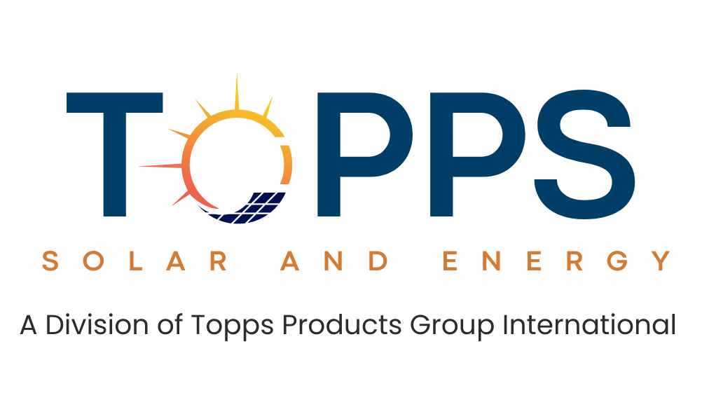 Topps Solar and Energy logo: Empowering a sustainable future.